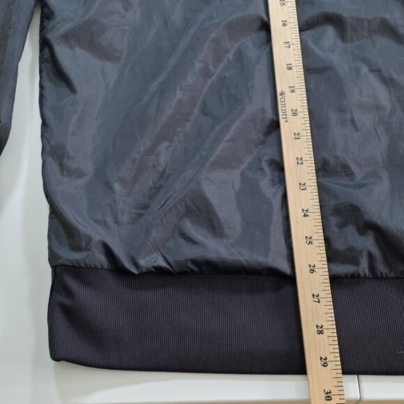 Z By Zella Ligthweight Jacket Womens 1X Black Zip LS Pockets Hood Active Hiking - Picture 9 of 15